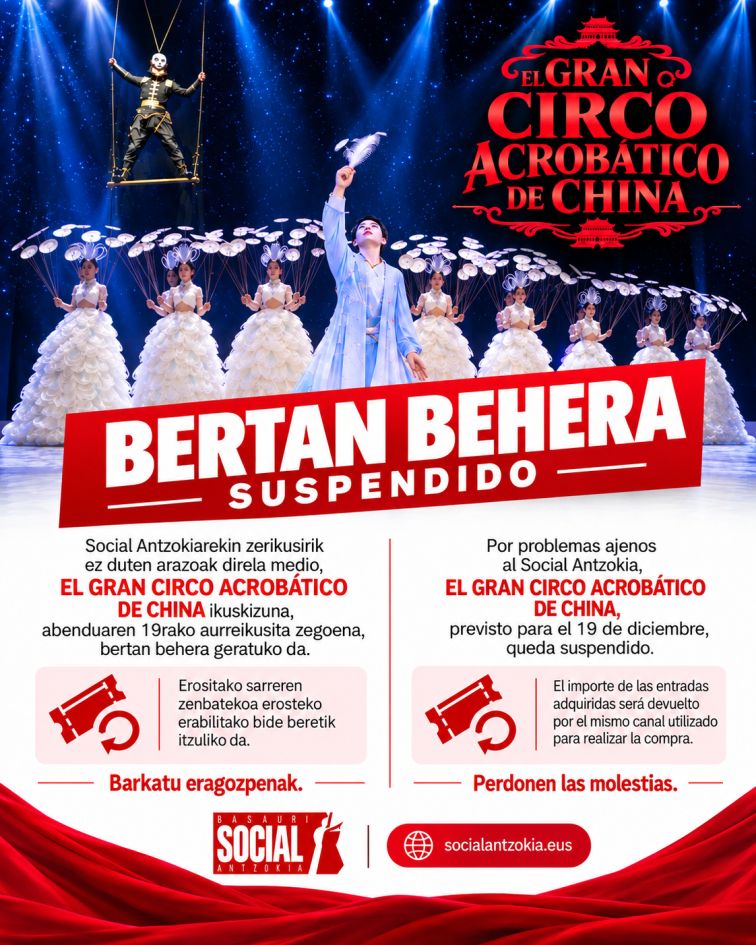 Suspendido circo